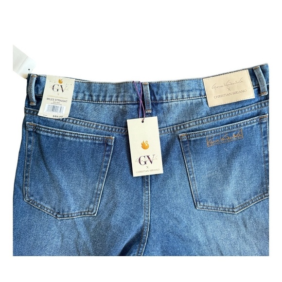Gloria Vanderbilt Miles Straight mid-rise straight leg jeans size 32 | 14 NWT - Picture 4 of 10